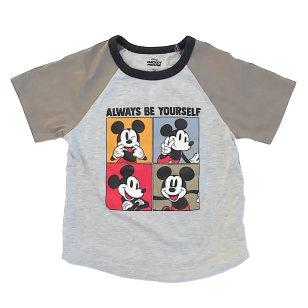 Disney Boys Gray Mickey T-Shirt size: 4T